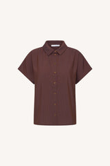 Barley Tan stripe blouse