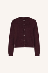 Cleo cardigan Deep wine