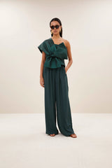 Benji viscose pants Dried basil