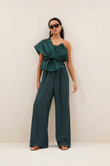 Benji viscose pants Dried basil