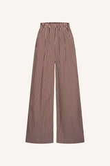Celin stripe pants Burgundy