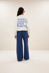 Lili amor sweater Light grey melee