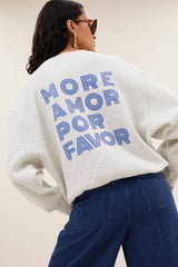 Lili amor sweater Light grey melee
