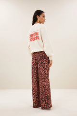 Lili coast melange sweater Oyster melee