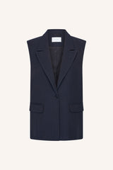 Nes copper stripe gilet