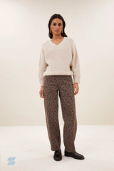 Lew cheetah pants Chocolate
