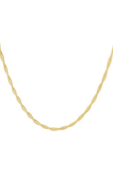 Ketting braided Gold