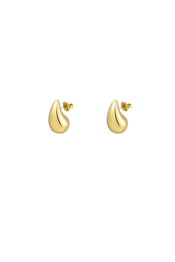 Oorbellen drop - goud