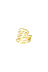Oorbellen earcuff - goud