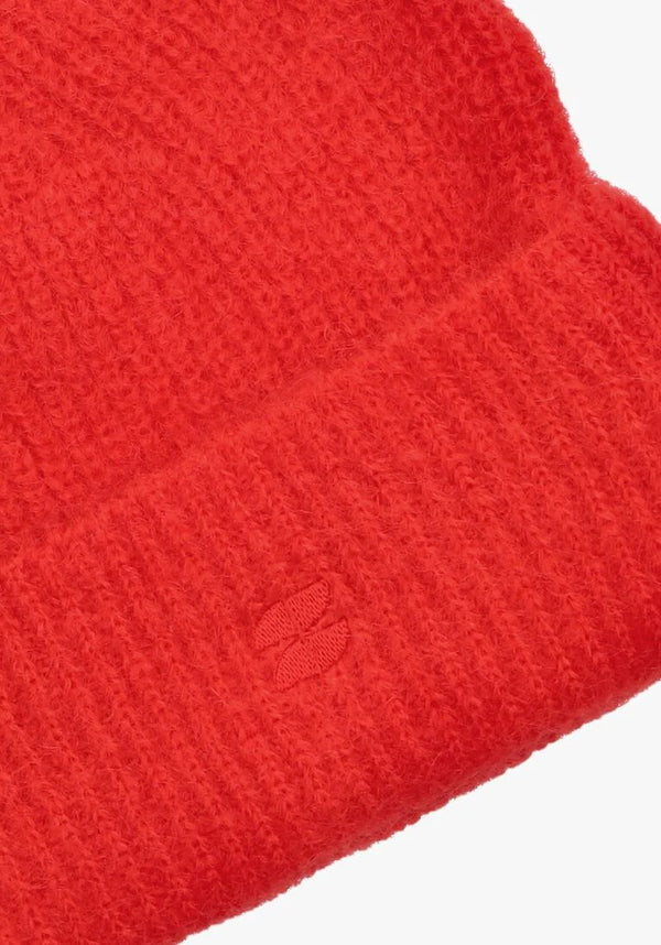 Logo beanie - red