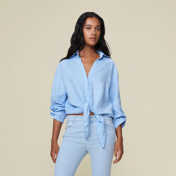 Pia Linen Shirt - Skyride