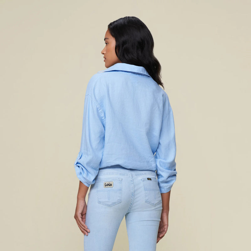 Pia Linen Shirt - Skyride
