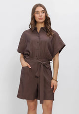 Julia Playsuit Chestnut