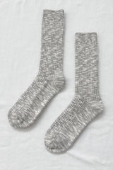 Cottage Socks: White Linen