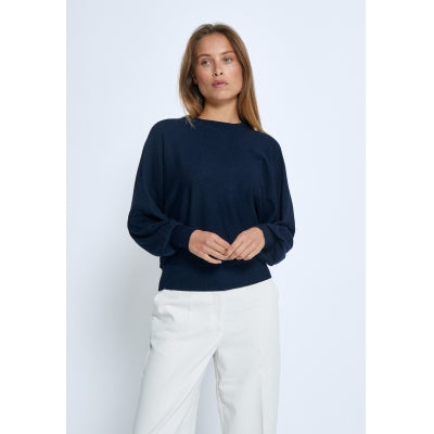 Dana bat sleeve Black Iris Solid