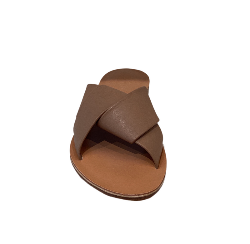 Nappa Cognac Sandalen