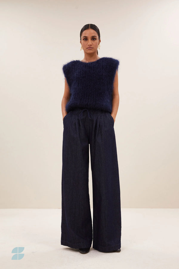 Jaxx Stockholm blue pants - Dark denim