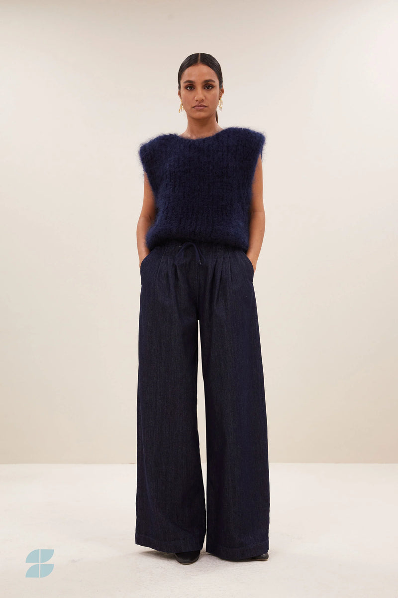Jaxx Stockholm blue pants - Dark denim
