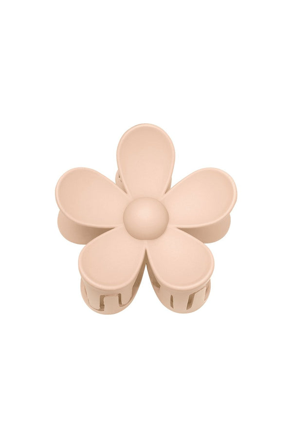 Hair clip matte daisy soft pink