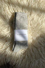 Cottage Socks: Ht. Grey