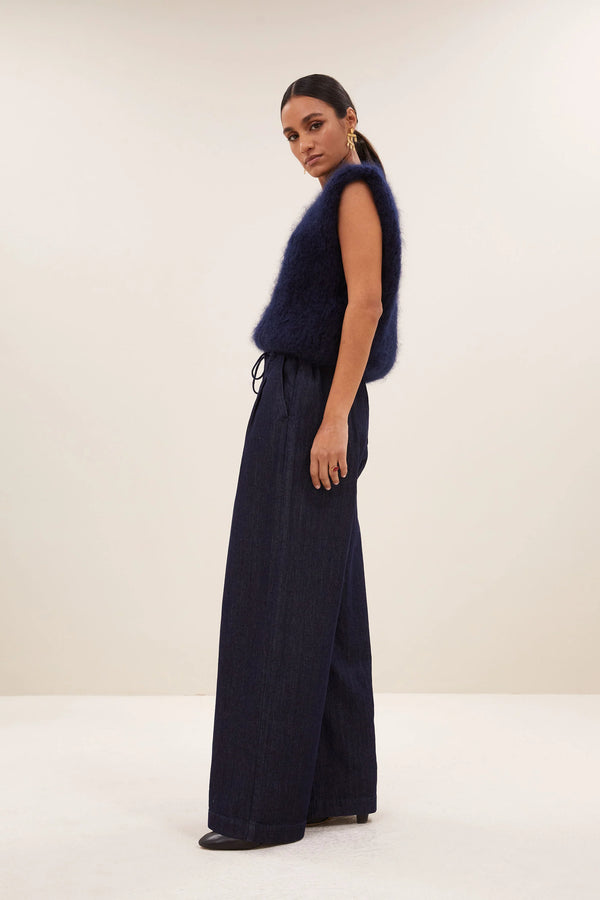 Jaxx Stockholm blue pants - Dark denim