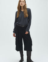 Emeliba bermuda pants - black
