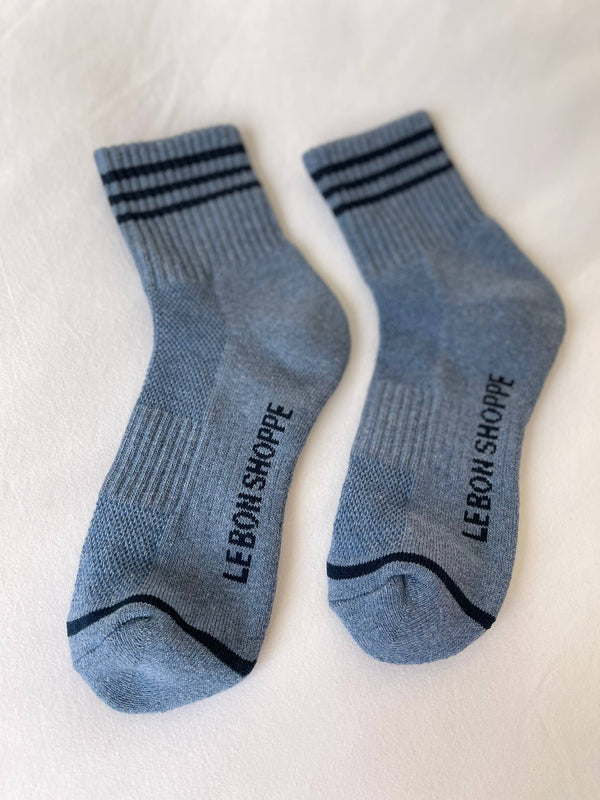 Girlfriend Socks: Indigo