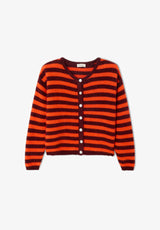 Vitow gilet - Grenat Raye