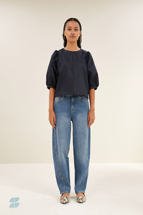 Begum mid denim pants