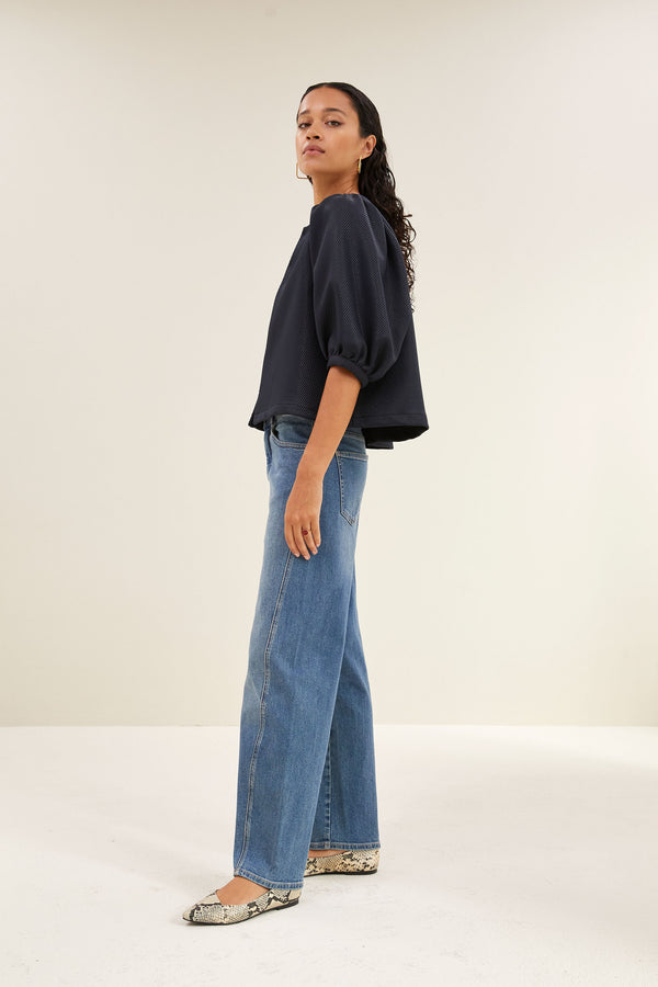 Begum mid denim pants