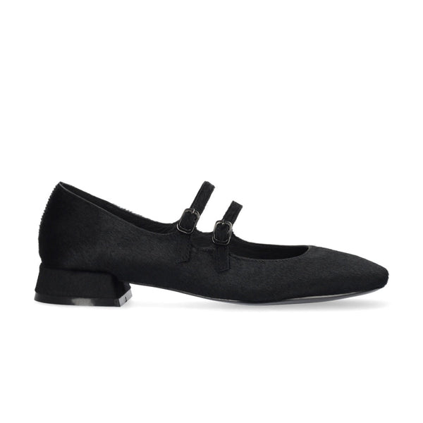 Cardiff pumps Pony fur Burgundy