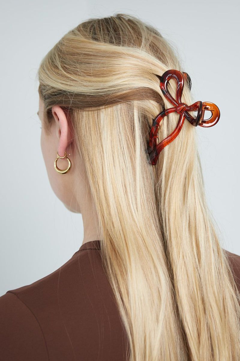 Hair clip bow