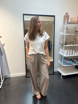 Meggy pants Safari tan stripe