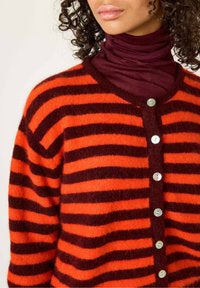 Vitow gilet - Grenat Raye