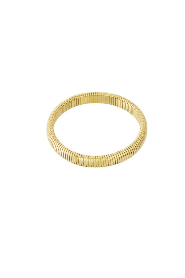 Armband casual bangle - goud