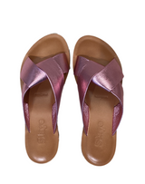 Nappa Laminato Pink Sandalen