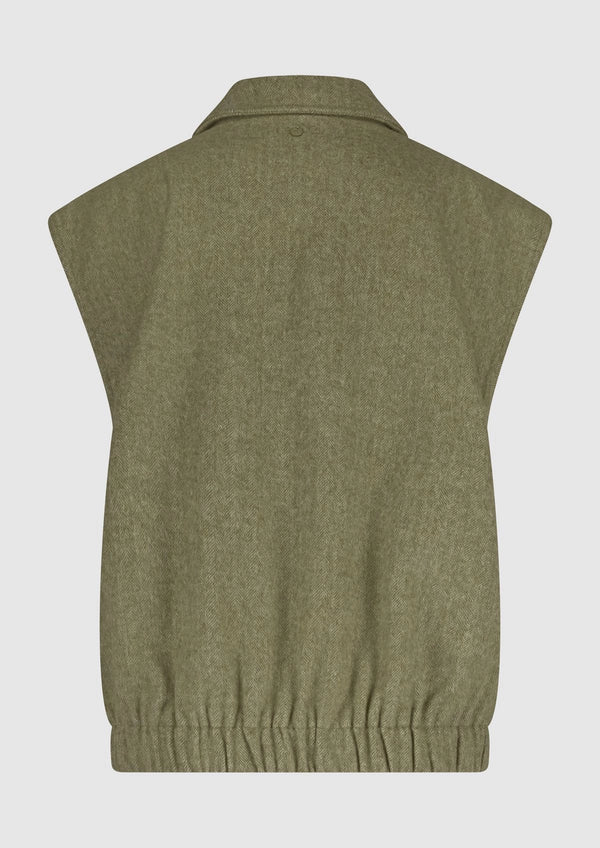 Clara Gilet Autumn leaf