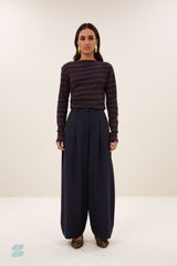 Frida copper stripe pants - copper stripe