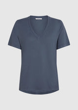 Mila tee Steel blue