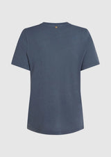 Mila tee Steel blue