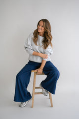 Saul Pants Red Navy Stripes