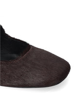 Cardiff pumps Pony fur Burgundy
