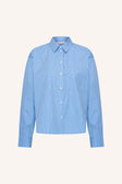 Lise cloud blouse - cloud blue stripe