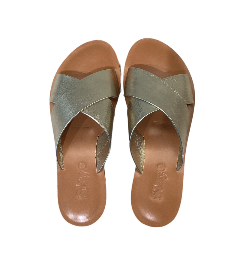 Nappa Laminato Platino Sandalen