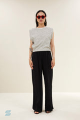 Benji viscose pants Jet black