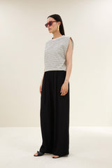 Benji viscose pants Jet black