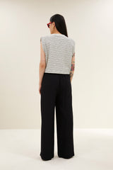 Benji viscose pants Jet black