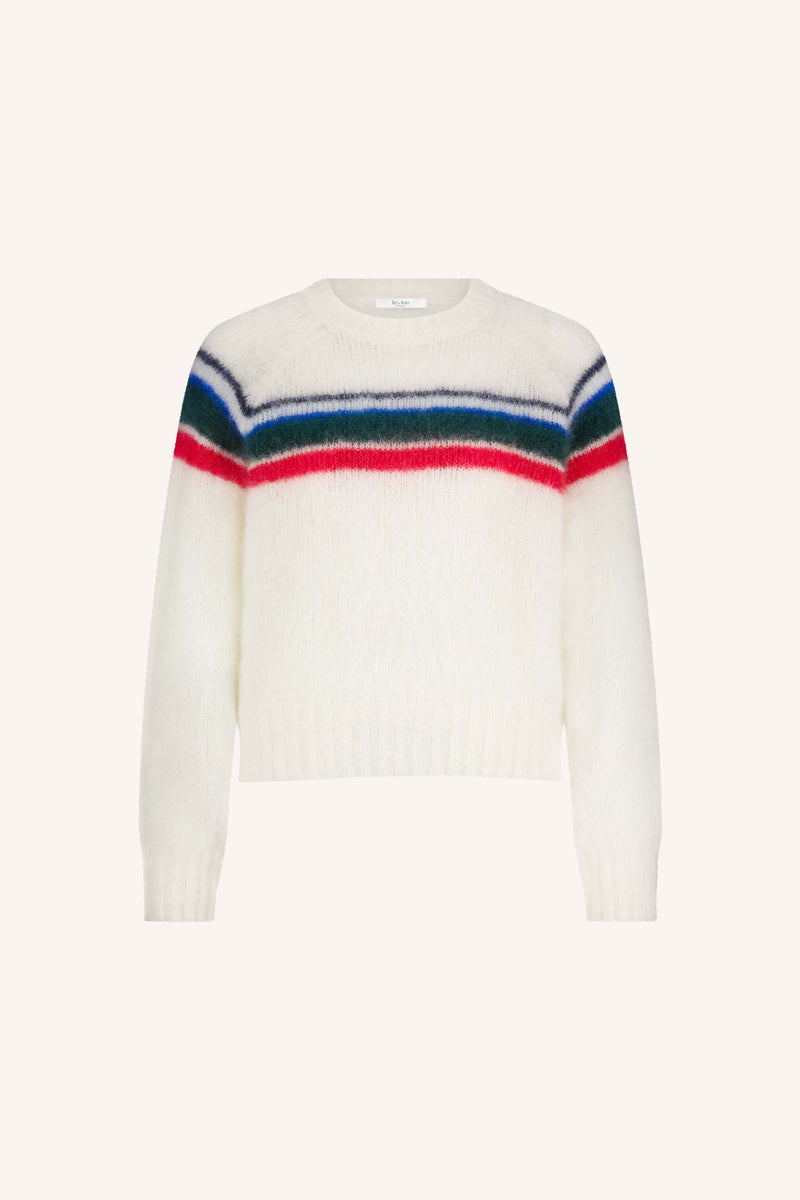Liam stripe pullover Off white