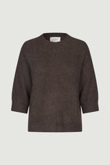 Six Ámes Ola sweater espresso brown