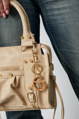 Bag charm - pretzel cookie